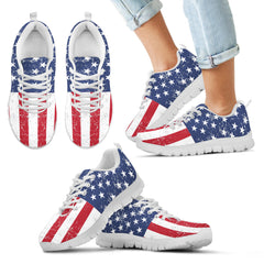 AMERICAN FLAG DESIGN SHOES BY FIREFITS