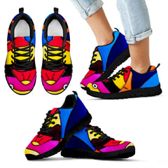 FISHY GRAFFITI DESIGN SHOES BY FIREFITS