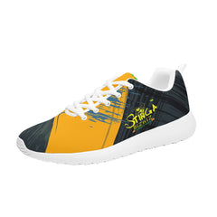 STINGA BIZNIZ MEN'S MESH ATHLETIC SNEAKERS