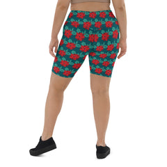 Flowers Biker Shorts
