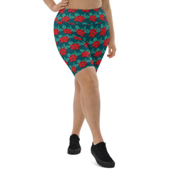 Flowers Biker Shorts