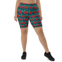 Flowers Biker Shorts