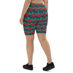 Flowers Biker Shorts