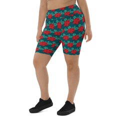 Flowers Biker Shorts