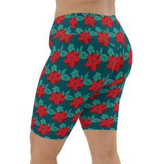 Flowers Biker Shorts
