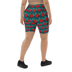 Flowers Biker Shorts