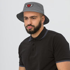 Heart With Wings Old School Bucket Hat