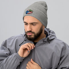 Puerto Rico Cuffed Beanie