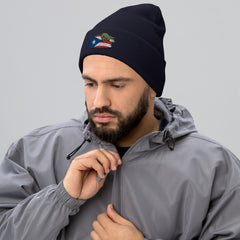 Puerto Rico Cuffed Beanie
