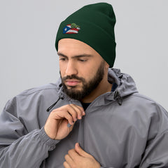 Puerto Rico Cuffed Beanie