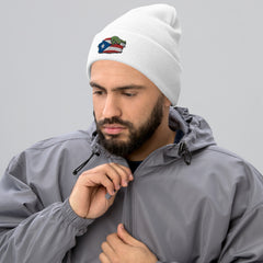 Puerto Rico Cuffed Beanie