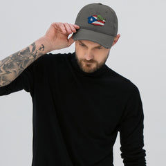 Puerto Rico Distressed Dad Hat