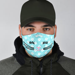 Cat Face - White Straps