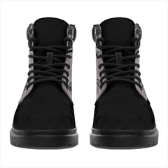 Classic Gray Bandana Black Out All Season Boots