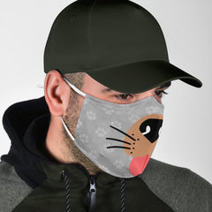 Dog Face - White Straps