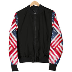 Women's American Flag Bomber Jacket