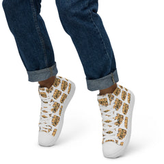 GAZA Men’s high top canvas shoes