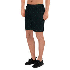 Grey Cross Men's Athletic Long Shorts