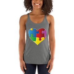 Puzzle Heart Women's Tank Top
