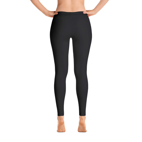 Black Plain Leggings