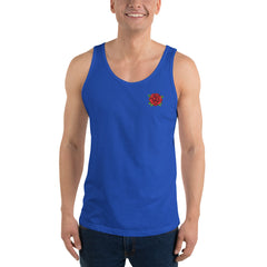 Red Rose Unisex Tank Top