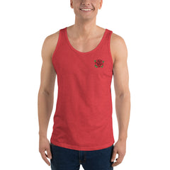 Red Rose Unisex Tank Top