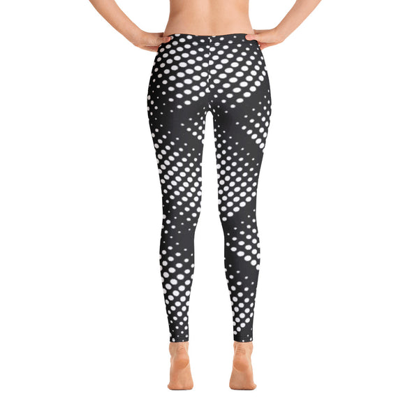 Doted Strips design Leggings