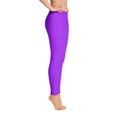 Purple Plain Leggings