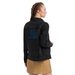 Born Fi Dis Unisex denim jacket