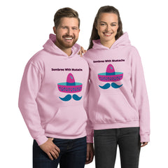 Sombreo With Mustache Unisex Hoodie