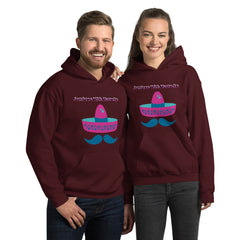 Sombreo With Mustache Unisex Hoodie
