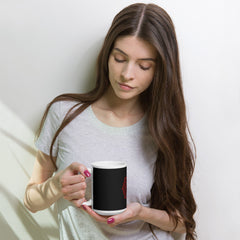 Mandala 22 White glossy mug