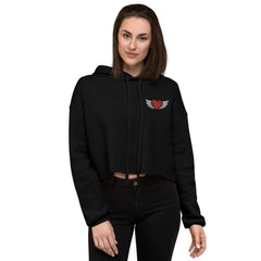 Heart Angel Crop Hoodie