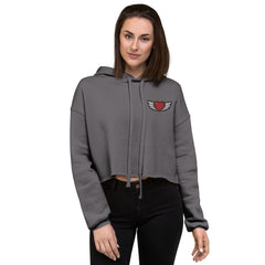 Heart Angel Crop Hoodie